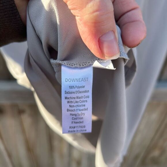 Downeast blouse short sleeve lace size medium - Picture 7 of 8